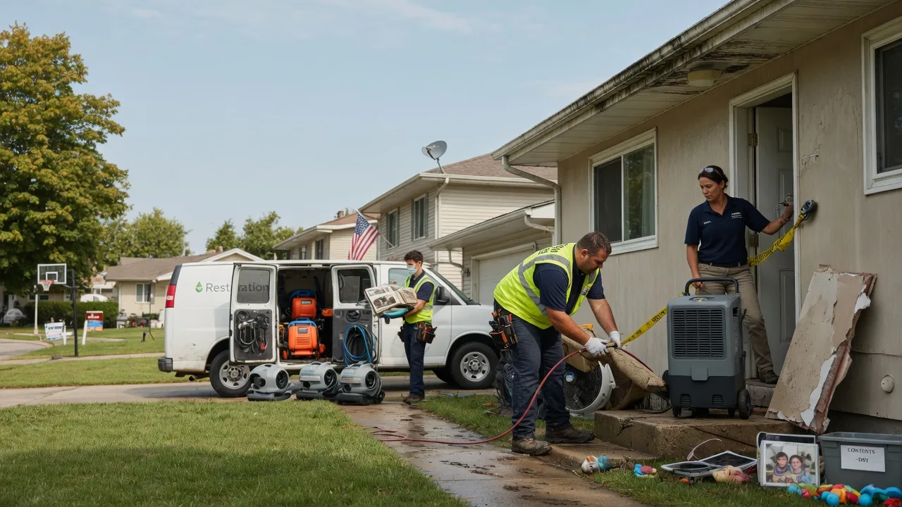 Water Damage Restoration in Anchor, IL near me